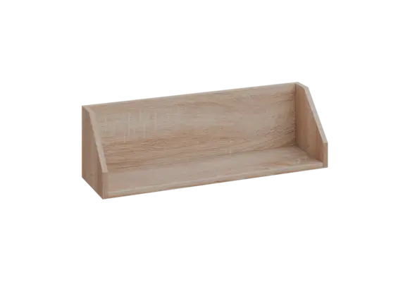 BPA - 80 police na zeď, 240x800x240, dub bardolino